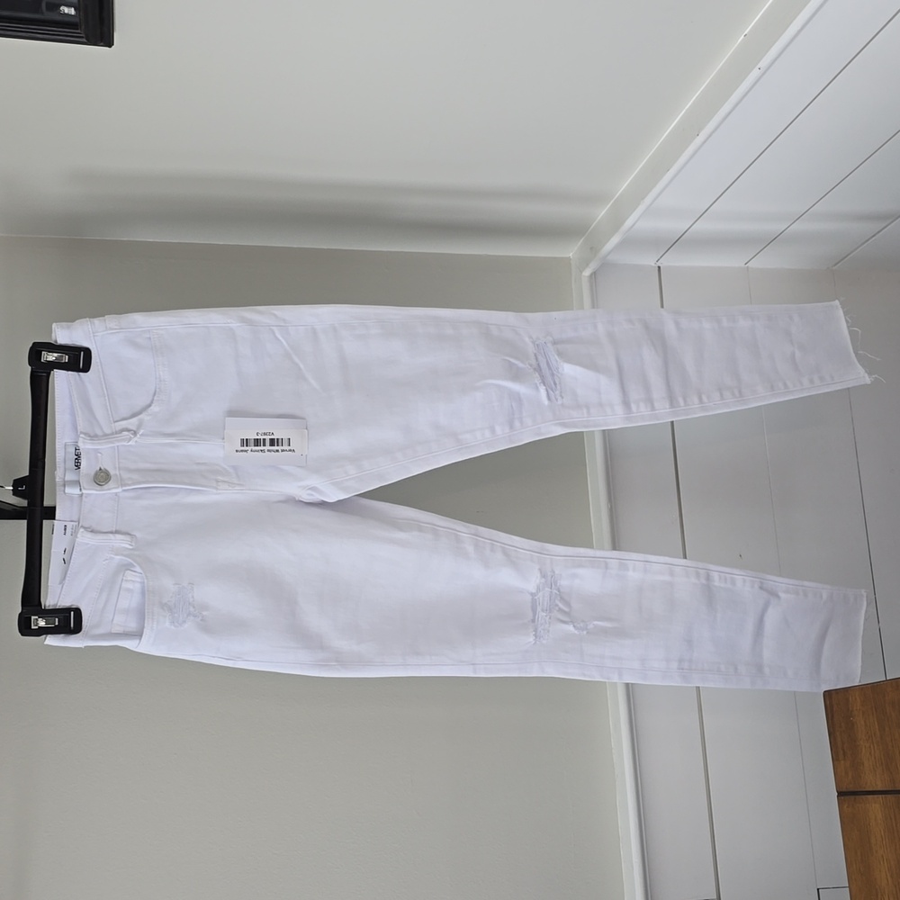 Vervet white skinny jeans